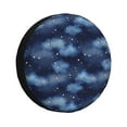 thumbnail image 1 of Sikiie Starry Sky PVC Leather Spare Tire Wheel Cover Spare Tire Cover, for Car Truck SUV Camper Trailer Universal Fit(14-17in)-17 inch, 1 of 6