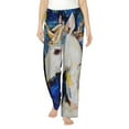 thumbnail image 1 of Sikiie Starry White Horse Women’s Ultra-Soft Comfy Lounge Pants Sleepwear Comfy Lounge Pants Drawstring Sleep Bottoms with PocketsMedium, 1 of 6