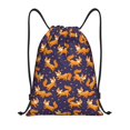 thumbnail image 1 of Sikiie Stars and Fox Cute Drawstring Backpack Drawstring Bags, Draw String Back Bag for Sports, Gym, Travel, Swimming, Beach-Small, 1 of 6
