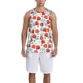 thumbnail image 1 of Sikiie Strawberries Basketball Jersey Reversible Men's Mesh Athletic Sports Shirts Training Practice S-4XL3X-Large, 1 of 6