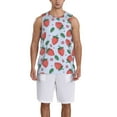 thumbnail image 1 of Sikiie Strawberries Basketball Jersey Reversible Men's Mesh Athletic Sports Shirts Training Practice S-4XLLarge, 1 of 6