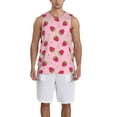 thumbnail image 1 of Sikiie Strawberries Basketball Jersey Reversible Men's Mesh Athletic Sports Shirts Training Practice S-4XLXX-Large, 1 of 6