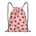 thumbnail image 1 of Sikiie Strawberries Drawstring Backpack Drawstring Bags, Draw String Back Bag for Sports, Gym, Travel, Swimming, Beach-Small, 1 of 6