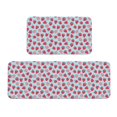 thumbnail image 1 of Sikiie Strawberries Kitchen Mat 2 PCS Cushioned Kitchen Rug, Waterproof Non-Slip Kitchen Mats for Kitchen, Floor Home, Sink, Laundry, 1 of 6