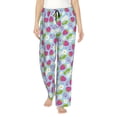 thumbnail image 1 of Sikiie Strawberry And Flowers Women’s Ultra-Soft Comfy Lounge Pants Sleepwear Comfy Lounge Pants Drawstring Sleep Bottoms with PocketsLarge, 1 of 6
