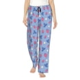 thumbnail image 1 of Sikiie Strawberry And Flowers Women’s Ultra-Soft Comfy Lounge Pants Sleepwear Comfy Lounge Pants Drawstring Sleep Bottoms with PocketsX-Large, 1 of 6