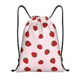 thumbnail image 1 of Sikiie Strawberry Drawstring Backpack Drawstring Bags, Draw String Back Bag for Sports, Gym, Travel, Swimming, Beach-Medium, 1 of 6