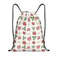 thumbnail image 1 of Sikiie Strawberry Drawstring Backpack Drawstring Bags, Draw String Back Bag for Sports, Gym, Travel, Swimming, Beach-Medium, 1 of 6