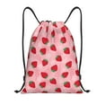 thumbnail image 1 of Sikiie Strawberry Drawstring Backpack Drawstring Bags, Draw String Back Bag for Sports, Gym, Travel, Swimming, Beach-Small, 1 of 6