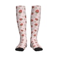 thumbnail image 1 of Sikiie Strawberry Floral 1 Pairs Compression Socks for Men and Women 15-20 mmHg Running Support Socks, 1 of 7