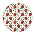 thumbnail image 1 of Sikiie Strawberry Nativity Christmas Tree Skirt, Jesus Christian Winter Holiday Tree Mat Decoration(30-48IN)36", 1 of 6