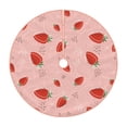 thumbnail image 1 of Sikiie Strawberry Nativity Christmas Tree Skirt, Jesus Christian Winter Holiday Tree Mat Decoration(30-48IN)48", 1 of 6