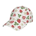 thumbnail image 1 of Sikiie Strawberry Unisex Vintage Washed Unstructured Baseball Cap Soft Cap Adjustable Unisex Baseball Hat Dad Hat, 1 of 6