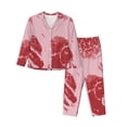 thumbnail image 1 of Sikiie Striped Meat Pajamas for Women Set, Womens Pajama Sets, Lounge Sets for Women, 2pjs for Women-Large, 1 of 7