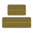 thumbnail image 1 of Sikiie Striped With Bees Kitchen Mat 2 PCS Cushioned Kitchen Rug, Waterproof Non-Slip Kitchen Mats for Kitchen, Floor Home, Sink, Laundry, 1 of 6