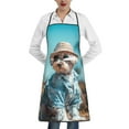 thumbnail image 1 of Sikiie Stylish Dog in Denim Outfit Aprons for Kitchen Cooking Aprons, Chef Apron for Men Women Chef, 1 of 7