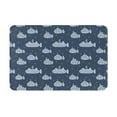 thumbnail image 1 of Sikiie Submarine With Periscope Print Flannel Anti-slip Floor Mat 16x24in, Thickened Dustproof Entrance Door Mat Floor Mat for Kitchen, Bathroom, Laundry Room, 1 of 7
