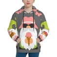 thumbnail image 1 of Sikiie Summer Gnome 1 Youth Hoodie Sweatshirt Pullover Hooded Classic Casual Essentials Hoodiefor Boys Girls Kids -X-Large, 1 of 6