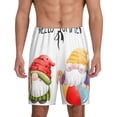 thumbnail image 1 of Sikiie Summer Gnome Mens Pajama Shorts, Lightweight Lounge Pant with Pockets Soft Sleep Pj Shorts for MenXX-Large, 1 of 6