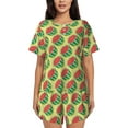 thumbnail image 1 of Sikiie Summer Watermelon Womens Pajama Sets Short Sleeve Top With Pants Sleepwear 2 Piece Lounge SetLarge, 1 of 6