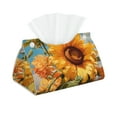 thumbnail image 1 of Sikiie Sunflower Blue Sky Leather Tissue Box Cover Rectangle, Long Tissue Box Cover, Tissue Box Holder, Tissue Holder for Bathroom, 1 of 7