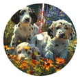 thumbnail image 1 of Sikiie Sunflower Field Spotted Dog 30-48 inches {designName} Print Christmas Tree Skirt Snowman Xmas Tree Skirt with Edge Christmas Decorations for Holiday Party48", 1 of 7