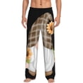 thumbnail image 1 of Sikiie Sunflower Gnomes 4 Mens Pajama Pants Sleep & Lounge Pants, PJ Bottoms With elastic waistb and Pockets Large, 1 of 6