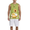 thumbnail image 1 of Sikiie Sunflower Gnomes Basketball Jersey Reversible Men's Mesh Athletic Sports Shirts Training Practice S-4XL3X-Large, 1 of 6