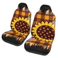 thumbnail image 1 of Sikiie Sunflower Gnomes and Bees Car Seat Protector 2 Pack Car Seat Cushion Mat, Car Seat Covers for SUV, Truck, Van, 1 of 7