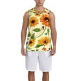 thumbnail image 1 of Sikiie Sunflowers And Butterflies Basketball Jersey Reversible Men's Mesh Athletic Sports Shirts Training Practice S-4XLMedium, 1 of 6