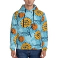 thumbnail image 1 of Sikiie Sunflowers Men's Hoodie, Essentials Hoodie, Sweatshirt, Pullover Hooded Sweatshirt for Men-XX-Large, 1 of 7