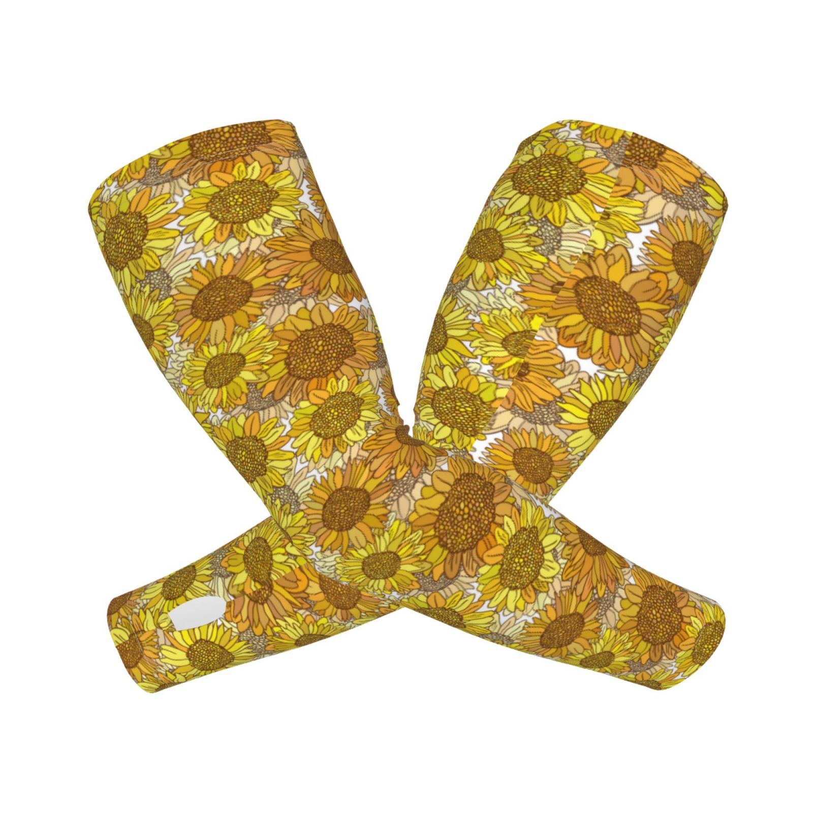 Sikiie Sunflowers1 Cooling Sun Sleeves Arm Sleeves for Men & Women