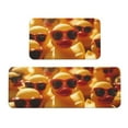 thumbnail image 1 of Sikiie Sunglasses Yellow Duck Kitchen Mat 2 PCS Cushioned Kitchen Rug, Waterproof Non-Slip Kitchen Mats for Kitchen, Floor Home, Sink, Laundry, 1 of 6