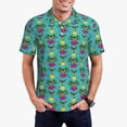 thumbnail image 1 of Sikiie Sunmmer Cat Print Men's Short-sleeved POLO Shirts, Button-down Shirts and T-shirts are Suitable for Vacation, Leisure and Business-Medium, 1 of 6