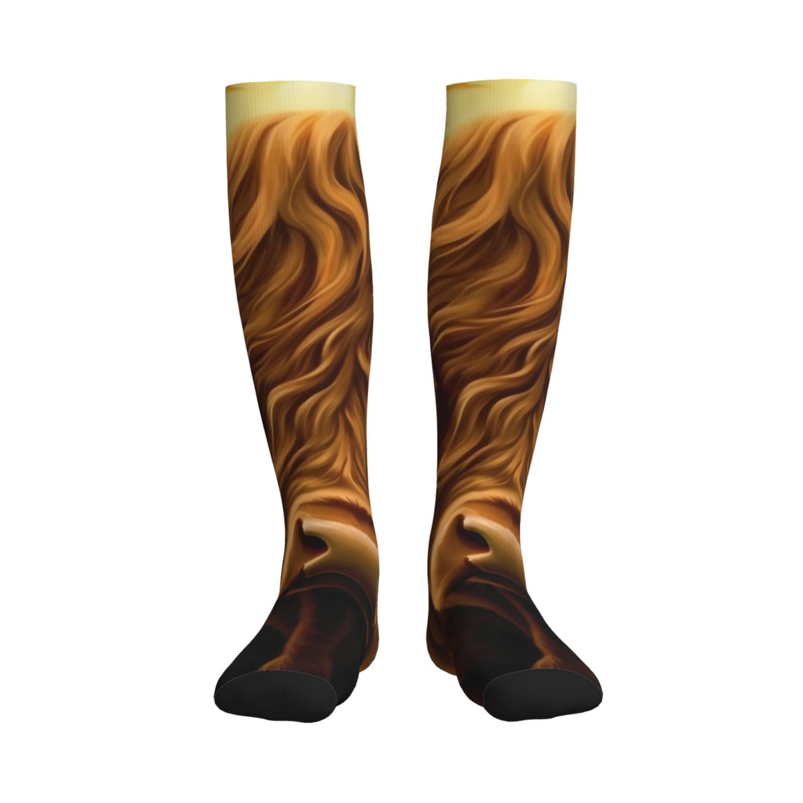 Sikiie Sunset Sunflower Cow A 1 Pairs Compression Socks for Men and ...