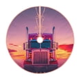 thumbnail image 1 of Sikiie Sunset Truck Highway Christmas Tree Skirt, Christmas Tree Decorations, Christmas Decor, Tree Mat Decoration(30-48IN)-36", 1 of 6