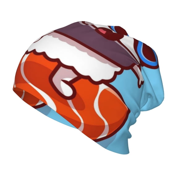 Sikiie Sushi Salmon Surfing Toddler Beanie Kids Beanie Hat Warm Winter Hats for Boys Girls Knit Cap