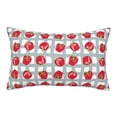 thumbnail image 1 of Sikiie Sweet Red Fruit Print Plush Pillow Cover, Wrinkle-proof and Stain-resistant Pillow Protector without Pillow Core, Home Decoration-16"x24", 1 of 6