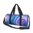 thumbnail image 1 of Sikiie Swirl Blue And Purple Duffel Bag, Travel Bag, Sports Gym Bag - Ideal for Sports, Gym, Overnight Stays, 1 of 6