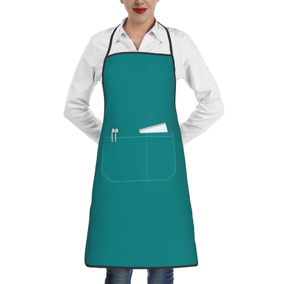 Sikiie Teal Aprons for Kitchen Cooking Aprons, Chef Apron for Men Women Chef