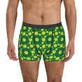 thumbnail image 1 of Sikiie Tennis Balls Print Men's Boxer Briefs, Elastic Waistband Boxer Briefs Leggings-XX-Large, 1 of 5