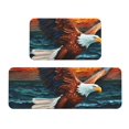 thumbnail image 1 of Sikiie Textured Bald Eagle Kitchen Mat 2 PCS Cushioned Kitchen Rug, Waterproof Non-Slip Kitchen Mats for Kitchen, Floor Home, Sink, Laundry, 1 of 6