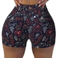 thumbnail image 1 of Sikiie Thanksgiving Seamless Pattern Print Workout Shorts Women Scrunch Butt Gym Shorts Seamless High Waist Tummy Control Yoga Biker Athletic Shorts, 1 of 5