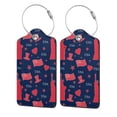 Sikiie The Statue Of Liberty Luggage Tag for Suitcase Leather Baggage