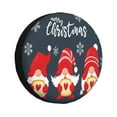thumbnail image 1 of Sikiie Three Cute Christmas Gnomes PVC Leather Spare Tire Wheel Cover Spare Tire Cover, for Car Truck SUV Camper Trailer Universal Fit(14-17in)-16 inch, 1 of 6