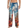 thumbnail image 1 of Sikiie Tomato Field Bottle Pajama Pants Men, PJ Bottoms, Sleep & Lounge Pants-XX-Large, 1 of 6