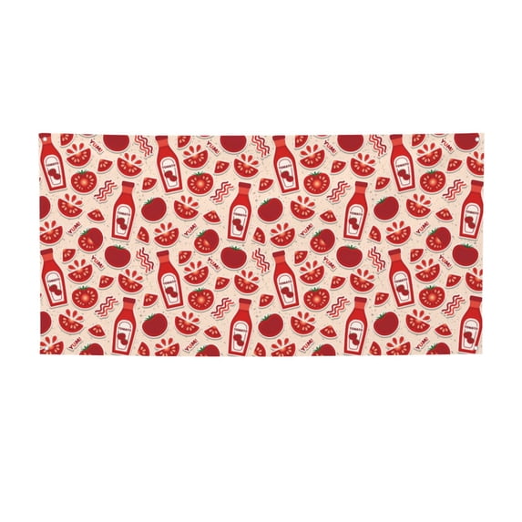 Sikiie Tomatoes Custom Banners and Signs Customize Outdoor, Personalized Banner with Logo Text for Party Birthday, Customized Banner Decoration-Medium