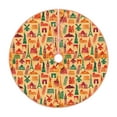 thumbnail image 1 of Sikiie Travel And Tourism Christmas Tree Skirt, Christmas Tree Decorations, Christmas Decor, Tree Mat Decoration(30-48IN)-48", 1 of 6