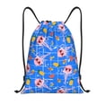 thumbnail image 1 of Sikiie Tropical Jellyfishes Drawstring Backpack Drawstring Bags, Draw String Back Bag for Sports, Gym, Travel, Swimming, Beach-Small, 1 of 6
