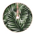 thumbnail image 1 of Sikiie Tropical Palm Leaves1 Nativity Christmas Tree Skirt, Jesus Christian Winter Holiday Tree Mat Decoration(30-48IN)36", 1 of 6